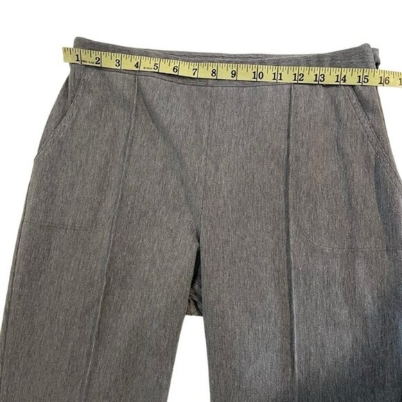 St. John grey slim ankle zip classy high rise trouser pants size 10 - Picture 7 of 9
